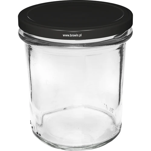 Jednoduchý pohár 350ml s čiernym viečkom fi82 - 6ks. - 2 ['súprava pohárov', ' poháre na kvasenie', ' poháre na džemy', ' poháre s viečkami', ' poháre fi 82', ' poháre s viečkami 6 úchytov', ' poháre s čiernymi viečkami', ' na zaváranie', ' na konzervovanie', ' na mäso', ' pohárovka']