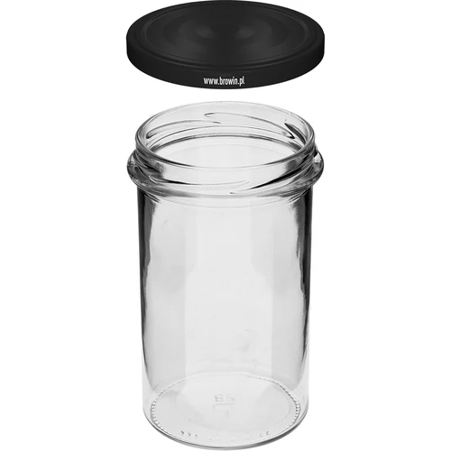 Jednoduchý pohár 545ml (fi 82) - s čiernym viečkom, 6 ks. - 4 ['súprava pohárov', ' poháre na kvasenie', ' poháre na džemy', ' poháre s viečkami', ' poháre fi 82', ' poháre s viečkami 6 úchytov', ' poháre s čiernymi viečkami', ' na zaváranie', ' na konzervovanie', ' na mäso', ' pohárovka', ' jednoduchý pohár']