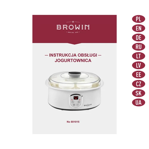 Jogurtovač s termostatom, 7 pohárov, 1,3 L - 9 ['jogurtovač', ' zariadenie na jogurt', ' vegánsky jogurt', ' ako urobiť jogurt', ' na domáci jogurt', ' jogurtovač s termostatom', '']