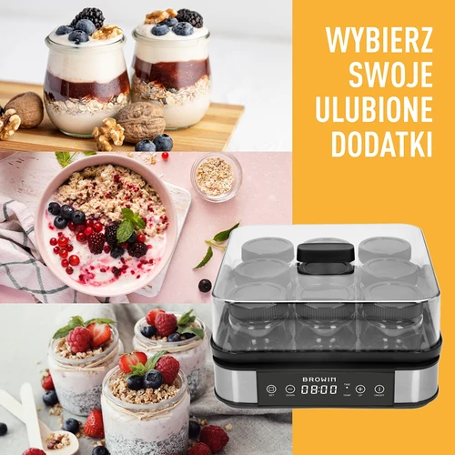 Jogurtovač s termostatom, 9 pohárov, 1,6 L - 14 ['jogurtovač', ' zariadenie na jogurt', ' vegánsky jogurt', ' ako urobiť jogurt', ' na domáci jogurt', ' jogurtovač s termostatom', ' výkonný jogurtovač', ' na darček', ' zdravá kuchyňa', ' najlepší jogurtovač', ' domáci jogurt', ' zariadenie na výrobu jogurtu', ' ako ľahko urobiť jogurt', ' domáci kefír', ' zdravý jogurt', ' jogurt v pohároch', ' odporúčané na jogurt', ' na darček']