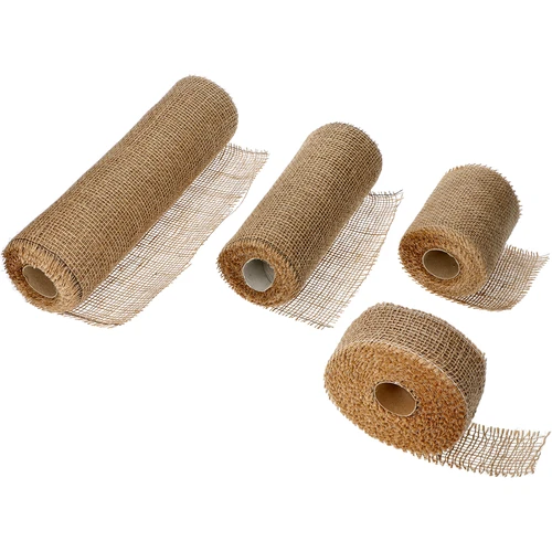 Jutová páska 10 cm/5 m - 17 ['jutová páska', ' jutová páska', ' páska na paradajky', ' páska na uhorky', ' prírodná páska', ' ekopáska', ' páska na viazanie', ' páska na ručné práce', ' jutová stuha']