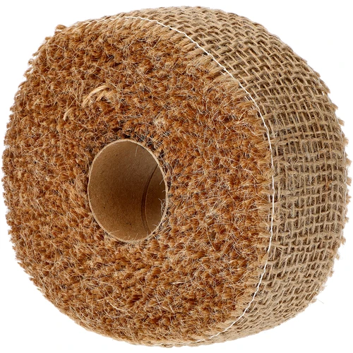 Jutová páska 5 cm / 8 m - 2 ['jutová páska', ' jutová páska', ' páska na paradajky', ' páska na uhorky', ' prírodná páska', ' ekopáska', ' páska na viazanie', ' páska na ručné práce', ' jutová stuha']