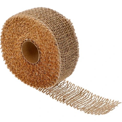 Jutová páska 5 cm / 8 m - 3 ['jutová páska', ' jutová páska', ' páska na paradajky', ' páska na uhorky', ' prírodná páska', ' ekopáska', ' páska na viazanie', ' páska na ručné práce', ' jutová stuha']
