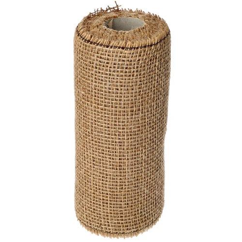 Jutová tkanina 20 cm / 5 m  - 1 ['jutová tkanina', ' jutová látka', ' tkanina na ochranu stromčekov', ' prírodná jutová tkanina', ' ekotkanina z juty', ' tkanina na viazanie', ' tkanina na ručné práce']