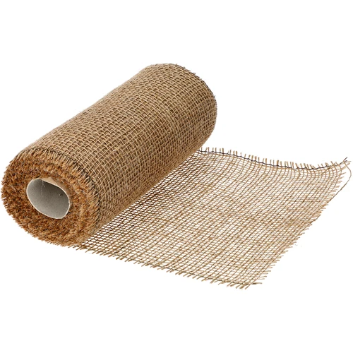 Jutová tkanina 20 cm / 5 m - 3 ['jutová tkanina', ' jutová látka', ' tkanina na ochranu stromčekov', ' prírodná jutová tkanina', ' ekotkanina z juty', ' tkanina na viazanie', ' tkanina na ručné práce']