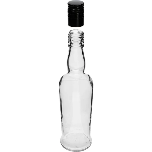 Kapitańska fľaša 500 ml so skrutkovacím uzáverom - 6 ks - 3 ['fľaša na whisky', ' sklenená fľaša', ' fľaša na domáce víno', ' priehľadná fľaša', ' fľaša so skrutkovacím uzáverom', ' fľaša 500 ml', ' monopolná fľaša']