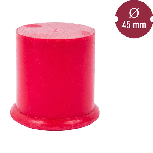 Kapucňa-zátka na balóny a demižóny – ø 45 mm - 2 ['kapucňa na balón na víno', ' zátka na balón na víno', ' zátka na demižón', ' zátka na nádobu na víno', ' zátka fi 45', ' vinárske príslušenstvo', ' gumová zátka', ' zátka browin']