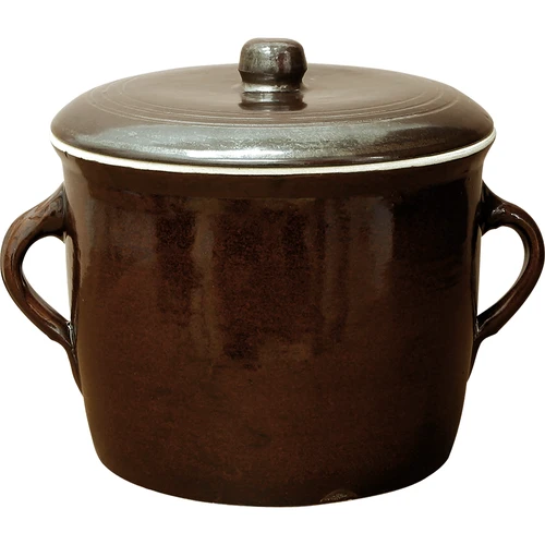 Keramický hrniec - 5l jednoduchý s pokrievkou  - 1 ['hrniec na kvasenie kapusty', ' hrniec na kvasenie uhoriek', ' hrniec na kvasenie', ' hrniec na kvasenie kapusty s vodným plášťom', ' hrniec na kvasenie kapusty 50 l', ' hrniec na kvasenie kapusty s golierom 20 l', ' hlinený hrniec na kvasenie', ' bolesławiec hrnce na kvasenie', ' hrniec na kvasenie kapusty castorama', ' hlinený hrniec na kvasenie kapusty 10 l', ' rustikálny hrniec']