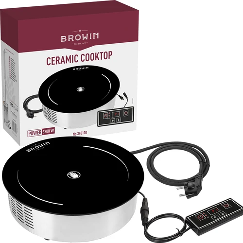 Keramický varič 3200W - 8 ['veľký výkon variča', ' okrúhla varná doska', ' úsporný varič', ' varič s časovačom', ' elektrický varič']