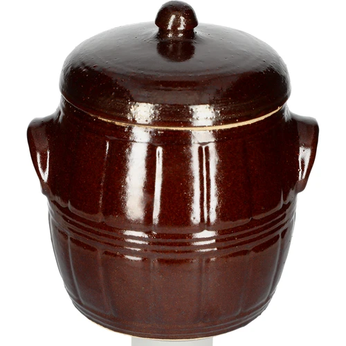 Keramika - sud 1,4L s pokrievkou  - 1 ['sud na kapustu', ' sud na kvasenie', ' sud na kvaseniny', ' kvasenina', ' kapusta', ' uhorky', ' sud s pokrievkou']