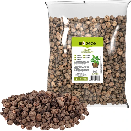 Keramzit pre izbové rastliny, záhradníctvo a lesy v skle, 4-10 mm, 1L  - 1 ['keramzit', ' keramzit záhradnícky', ' cena keramzitu', ' drenáž rastlín', ' drenáž pod rastliny v záhrade', ' keramzit pre rastliny', ' keramzit do pôdy', ' keramzit do lesov v skle', ' keramzit do lesov v pohári', ' zavlažovanie rastlín', ' ako zlepšiť pestovanie rastlín', ' do domu a záhrady', ' starostlivosť o rastliny', ' ochrana rastlín', ' ako sa starať o rastliny', ' ako sa starať o kvety v záhrade', ' pestovanie kvetov v kvetináčoch', ' prostriedky na pestovanie rastlín', ' substráty pre rastliny', ' rastliny v dome', ' rastliny v záhrade', ' rady záhradníkov', ' kvety v dome', ' lesy v pohároch', ' rastliny v skle', ' rastlinné kompozície v skle']