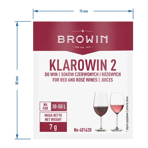 Klarowin 2 - číriaci prostriedok - 3 ['prostriedok na čírenie vína', ' klarowin na víno', ' na čírenie vína', ' príslušenstvo na vinárstvo', ' domáce víno']