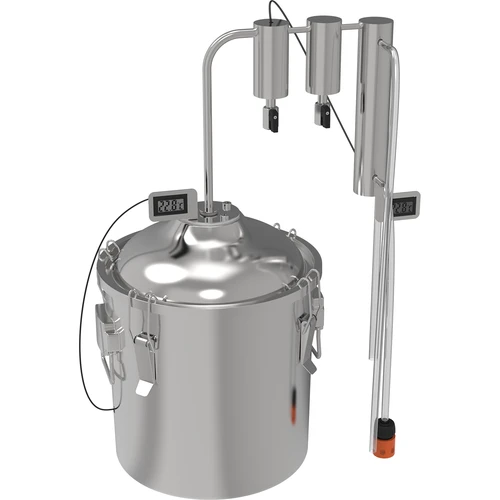 Klasický destilátor Convex 18 L - 2 oddeľovače - 2 ['destilátor Browin', ' modulárne destilátory', ' destilátor s oddeľovačmi', ' modulárny destilátor', ' oddeľovače pre destilátor', ' čistý destilát', ' destilačná súprava', ' vypuklé veko', ' veko typu convex', ' destilačná nádoba s vekom', ' súprava na destiláciu', ' destilačná súprava na rozšírenie', ' destilácia na rôznych zdrojoch tepla']