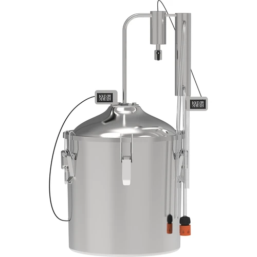 Klasický destilátor Convex 30 L - 1 oddeľovač - 2 ['destilátor Browin', ' modulárne destilátory', ' destilátor s oddeľovačmi', ' modulárny destilátor', ' oddeľovače pre destilátor', ' čistý destilát', ' destilačná súprava', ' vypuklé veko', ' veko typu convex', ' destilačná nádoba s vekom', ' súprava na destiláciu', ' destilačná súprava na rozšírenie', ' destilácia na rôznych zdrojoch tepla']