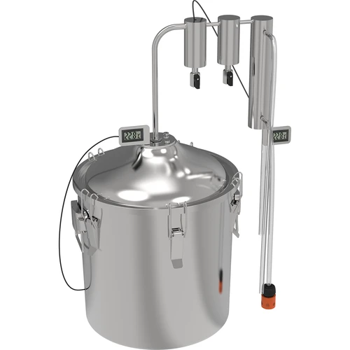 Klasický destilátor Convex 30 L - 2 oddeľovače  - 1 ['destilátor Browin', ' modulárne destilátory', ' destilátor s oddeľovačmi', ' modulárny destilátor', ' oddeľovače pre destilátor', ' čistý destilát', ' destilačná súprava', ' vypuklé veko', ' veko typu convex', ' destilačná nádoba s vekom', ' súprava na destiláciu', ' destilačná súprava na rozšírenie', ' destilácia na rôznych zdrojoch tepla']