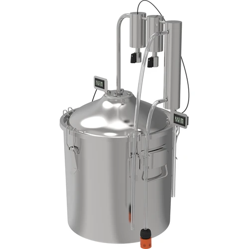 Klasický destilátor Convex 30 L - 2 oddeľovače - 2 ['destilátor Browin', ' modulárne destilátory', ' destilátor s oddeľovačmi', ' modulárny destilátor', ' oddeľovače pre destilátor', ' čistý destilát', ' destilačná súprava', ' vypuklé veko', ' veko typu convex', ' destilačná nádoba s vekom', ' súprava na destiláciu', ' destilačná súprava na rozšírenie', ' destilácia na rôznych zdrojoch tepla']