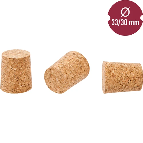 Korková zátka 33/30 mm - 2 ['korková zátka', ' zátka na víno', ' zátka na fľašu', ' zátka na víno', ' fľaše na víno so zátkami']