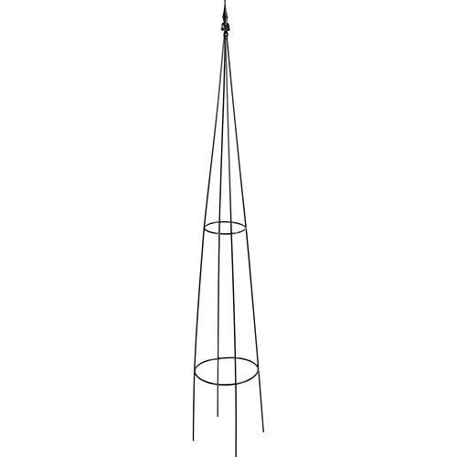 Kovová pergola - Pyramída, 135 cm  - 1 ['podpora pre rastliny', ' pre popínavé rastliny', ' pre ruže', ' pre fazuľu', ' pre pestovanie rastlín', ' pre rododendrony']