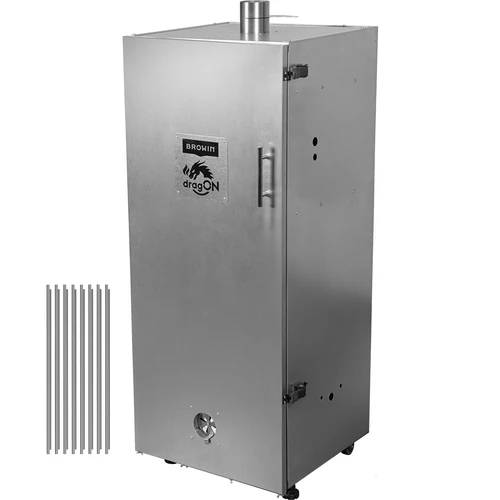 Kovová údiaca komora 250L, s kolieskami