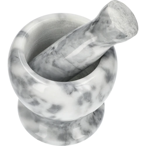 Kuchynský mramorový mažiar, sivý, fi 10,5 cm - 2 ['mažiar', ' mažiar s tĺčikom', ' mramorový mažiar', ' kamenný mažiar', ' mažiar z kameňa', ' kuchynský mažiar', ' mažiar na bylinky', ' mažiar z mramoru', ' ozdobný mažiar', ' kuchynský mažiar', ' mažiar na bylinky', ' mažiar na korenie', ' elegantný mažiar', ' pekný mažiar', ' sivý mažiar']