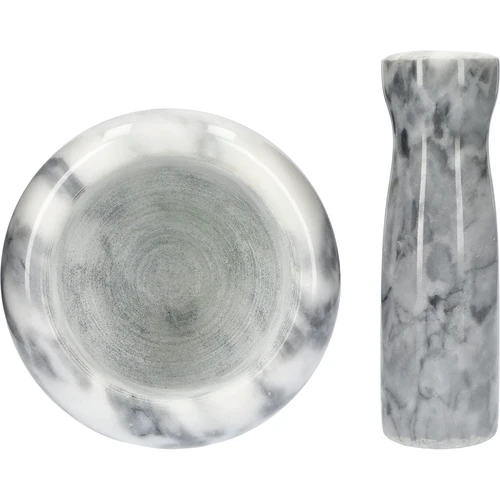 Kuchynský mramorový mažiar, sivý, fi 10,5 cm - 5 ['mažiar', ' mažiar s tĺčikom', ' mramorový mažiar', ' kamenný mažiar', ' mažiar z kameňa', ' kuchynský mažiar', ' mažiar na bylinky', ' mažiar z mramoru', ' ozdobný mažiar', ' kuchynský mažiar', ' mažiar na bylinky', ' mažiar na korenie', ' elegantný mažiar', ' pekný mažiar', ' sivý mažiar']
