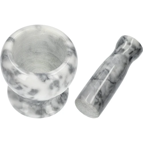 Kuchynský mramorový mažiar, sivý, fi 10,5 cm - 6 ['mažiar', ' mažiar s tĺčikom', ' mramorový mažiar', ' kamenný mažiar', ' mažiar z kameňa', ' kuchynský mažiar', ' mažiar na bylinky', ' mažiar z mramoru', ' ozdobný mažiar', ' kuchynský mažiar', ' mažiar na bylinky', ' mažiar na korenie', ' elegantný mažiar', ' pekný mažiar', ' sivý mažiar']