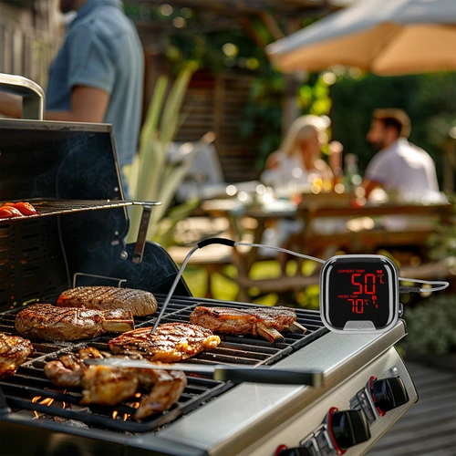 Kuchynský teplomer s Bluetooth, 2 sondy - 11 ['kuchynský teplomer', ' teplomer na potraviny', ' na varenie', ' na údenie', ' na pečenie', ' teplomer na mäso', ' teplomer na koláče', ' teplomer s bluetooth', ' univerzálny teplomer', ' najlepší kuchynský teplomer', ' teplomer so sondou', ' teplomer s aplikáciou', ' nápad na darček']
