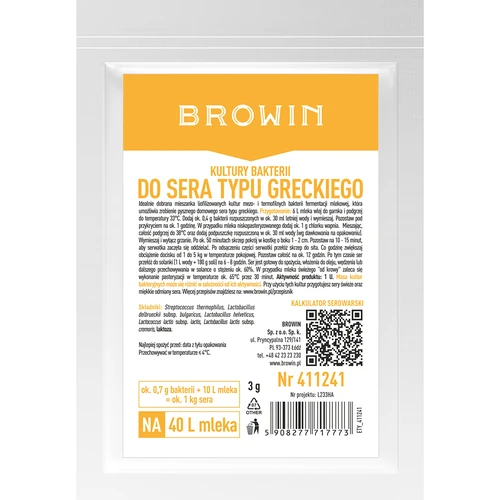 Kultúry baktérií na grécky syr  - 1 ['kultúry baktérií', ' baktérie na syr', ' grécky syr', ' výroba syra', ' štartovacie kultúry', ' štartér na syr', ' mliečna fermentácia', ' zmes na fermentáciu syra', ' syr feta']