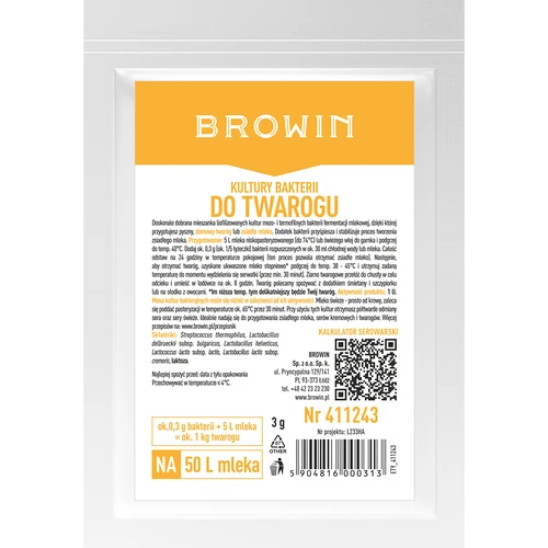 Kultúry baktérií na tvaroh  - 1 ['kultúry baktérií', ' baktérie na syr', ' domáci syr', ' domáci tvaroh', ' kyslé mlieko', ' výroba syra', ' štartovacie kultúry', ' štartér na syr', ' mliečna fermentácia', ' zmes na fermentáciu syra']