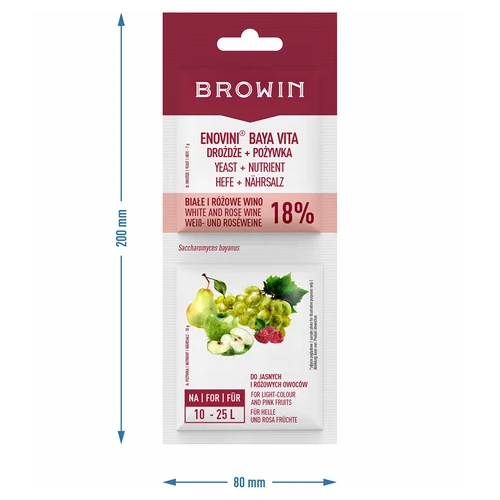Kvasnice Bayanus + výživa - biele a ružové vína - 3