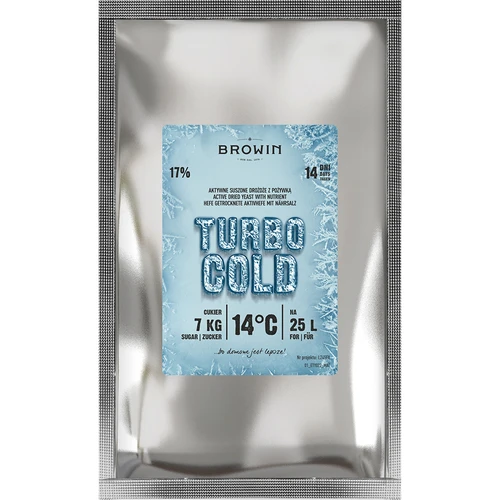 Kvasnice Turbo Cold 120 g  - 1 ['liehovarnícke kvasnice', ' liehovarnícke droždie', ' Turbo Cold kvasnice', ' kvasnice na pálenku', ' liehovarnícke kvasnice na fermentáciu alkoholu', ' liehovarníctvo', ' pálenka kvasnice', ' Black Label']