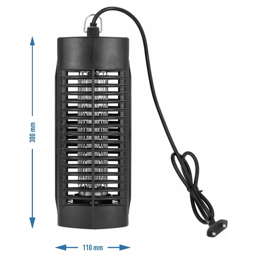 Lampa na hubenie hmyzu Manhattan UVA 6 W, čierna - 5 ['lampa na hubenie hmyzu', ' lampa na hubenie hmyzu UVA', ' lampa na hmyz', ' lampa na komáre', ' lampa na hubenie hmyzu', ' lampa odpudzujúca muchy a komáre', ' ochrana pred hmyzom', ' elektrická pasca na lietajúci hmyz', ' ochrana pred hmyzom bezpečná pre ľudí a zvieratá', ' ochrana pred komármi a muchami do domov a na terasy', ' eliminácia komárov', ' leto bez komárov', ' večery na terase bez hmyzu', ' gril bez hmyzu', ' kuchyňa bez hmyzu', ' ochrana v lete pred hmyzom', ' kompaktná lampa na hubenie hmyzu 6 W']