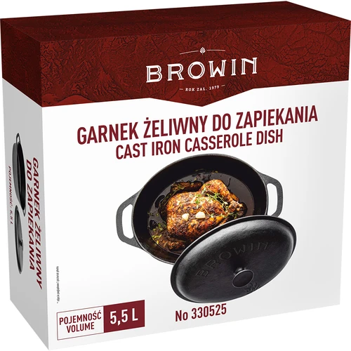Liatinový hrniec na zapekanie, 5.5 L - 6 ['liatinový hrniec', ' hrniec na zapekanie', ' liatinové nádoby', '']