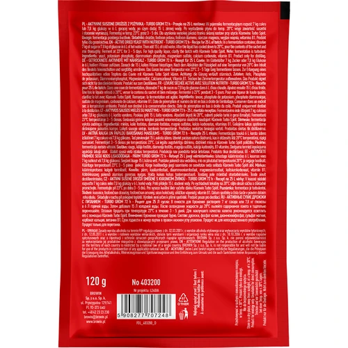 Liehovarské kvasinky Turbo Grom 72 h - 2