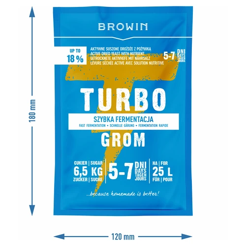 Liehovarské kvasnice Turbo Grom 5-7 dní - 4