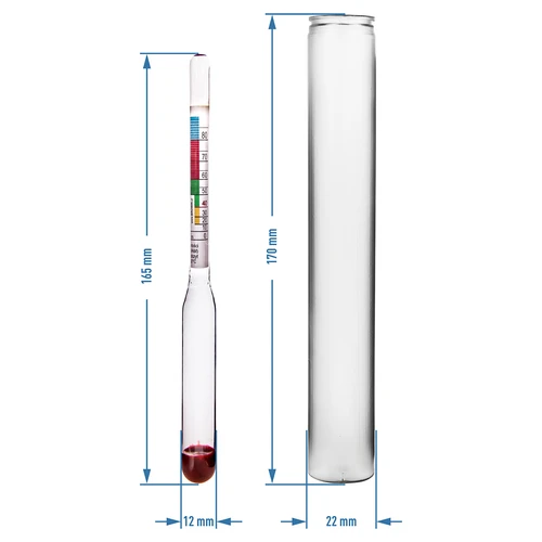 Malý alkoholometer - 3 ['alkoholometer', ' merač alkoholu', ' meranie alkoholu', ' meranie koncentrácie alkoholu', ' meranie obsahu alkoholu', ' indikátor obsahu alkoholu']
