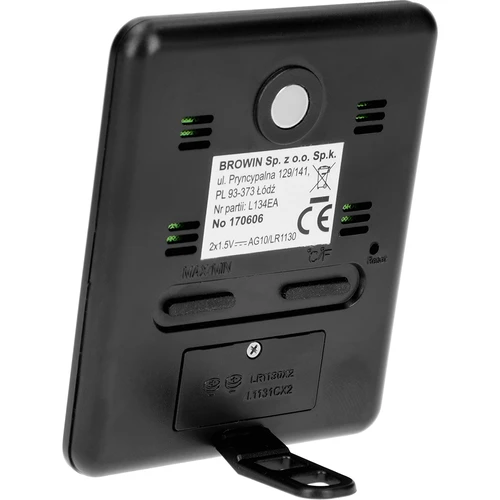 Meteorologická stanica – elektronická, bezdrôtová, čierna - typ A - 3