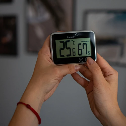 Meteorologická stanica – elektronická, bezdrôtová, čierna - typ B - 9