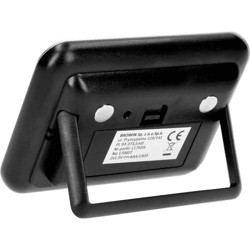 Meteorologická stanica – elektronická, bezdrôtová, čierna - typ B - 3