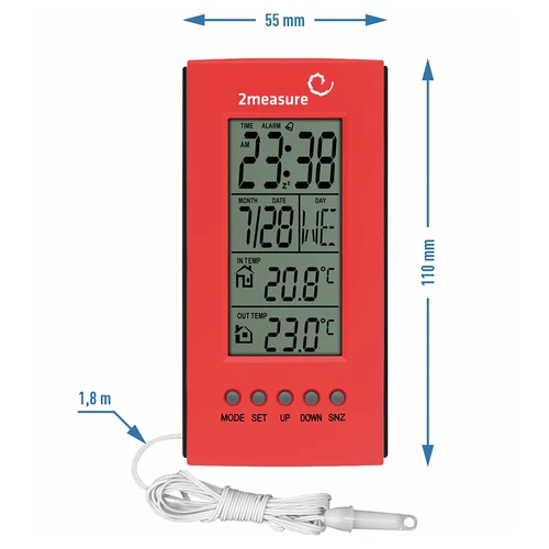 Meteorologická stanica – elektronická, sonda, mix - 5