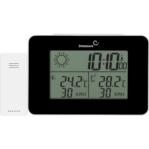 Meteorologická stanica RCC – elektronická, bezdrôtová, podsvietený senzor, čierna - 6 ['meteorologická stanica', ' domáca meteorologická stanica', ' teplota', ' teplota prostredia', ' kontrola teploty', ' elektronický teplomer', ' teplomer so senzorom', ' vnútorný teplomer', ' vonkajší teplomer', ' teplomer vonku', ' meteorologická stanica']