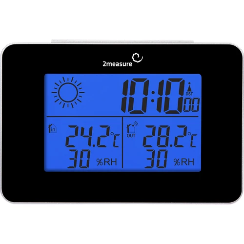 Meteorologická stanica RCC – elektronická, bezdrôtová, podsvietený senzor, čierna - 9 ['meteorologická stanica', ' domáca meteorologická stanica', ' teplota', ' teplota prostredia', ' kontrola teploty', ' elektronický teplomer', ' teplomer so senzorom', ' vnútorný teplomer', ' vonkajší teplomer', ' teplomer vonku', ' meteorologická stanica']