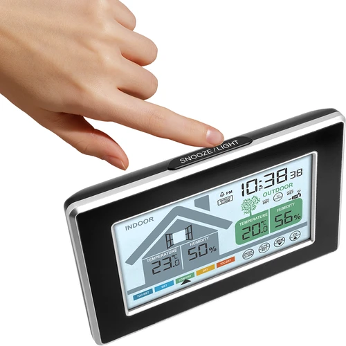 Meteostanica značky Soens – elektronická, s bezdrôtovým vonkajším senzorom - 3