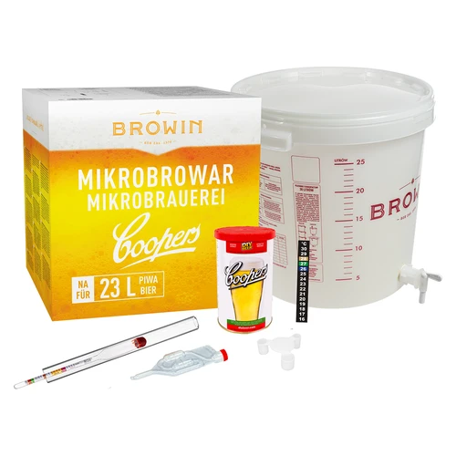 MikroPivovar ECO 2  - 1 ['darček', ' súprava na výrobu piva', ' súprava s brewkitom', ' ako vyrobiť pivo', ' Lager', ' Dark Ale', ' príslušenstvo na pivo', ' fermentácia piva', ' domáce pivo']