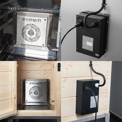 Modul vykurovacieho telesa s ventilátorom, 1,5 kW - do záhradných údiarní - 5