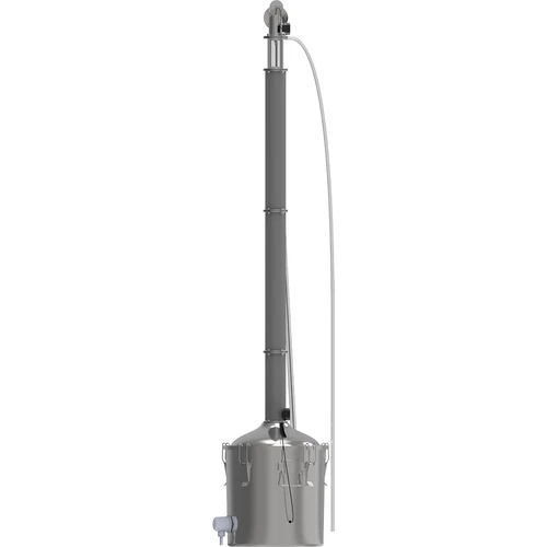 Modulárny destilátor Convex 30 L elektrický - Aabratek - 3 ['abratek', ' elektrický destilátor', ' destilátor s priezorom', ' modulárny destilátor', ' rektifikovaný lieh', ' destilovaná voda 95%', ' destilácia', ' medené výplne', ' medené prizmatické pružinky', ' destilátor browin']