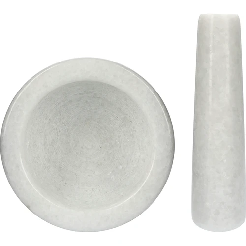 Mramorový kuchynský mažiar, biely, fi 10 cm - 5 ['mažiar', ' mažiar s tĺčikom', ' mramorový mažiar', ' kamenný mažiar', ' mažiar z kameňa', ' kuchynský mažiar', ' mažiar na bylinky', ' mažiar z mramoru', ' ozdobný mažiar', ' kuchynský mažiar', ' mažiar na bylinky', ' mažiar na korenie', ' elegantný mažiar', ' pekný mažiar', ' biely mažiar']