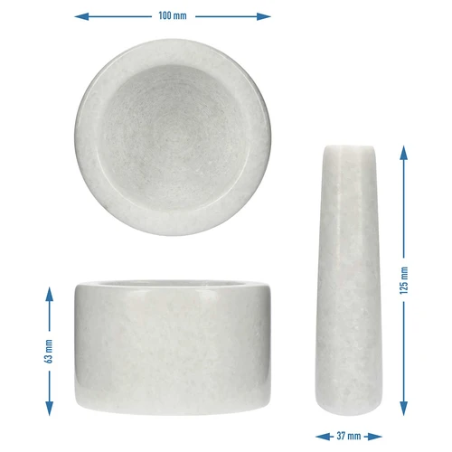 Mramorový kuchynský mažiar, biely, fi 10 cm - 10 ['mažiar', ' mažiar s tĺčikom', ' mramorový mažiar', ' kamenný mažiar', ' mažiar z kameňa', ' kuchynský mažiar', ' mažiar na bylinky', ' mažiar z mramoru', ' ozdobný mažiar', ' kuchynský mažiar', ' mažiar na bylinky', ' mažiar na korenie', ' elegantný mažiar', ' pekný mažiar', ' biely mažiar']