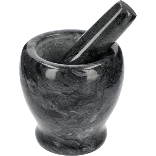 Mramorový kuchynský mažiar, čierny, fi 10,5 cm  - 1 ['mažiar', ' mažiar s tĺčikom', ' mramorový mažiar', ' kamenný mažiar', ' mažiar z kameňa', ' kuchynský mažiar', ' mažiar na bylinky', ' mažiar z mramoru', ' ozdobný mažiar', ' kuchynský mažiar', ' mažiar na bylinky', ' mažiar na korenie', ' elegantný mažiar', ' pekný mažiar']