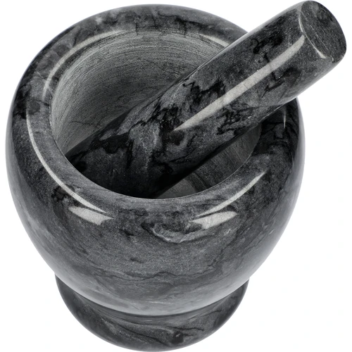 Mramorový kuchynský mažiar, čierny, fi 10,5 cm - 2 ['mažiar', ' mažiar s tĺčikom', ' mramorový mažiar', ' kamenný mažiar', ' mažiar z kameňa', ' kuchynský mažiar', ' mažiar na bylinky', ' mažiar z mramoru', ' ozdobný mažiar', ' kuchynský mažiar', ' mažiar na bylinky', ' mažiar na korenie', ' elegantný mažiar', ' pekný mažiar']